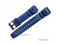 Ремень для Casio WS300-2E синий