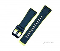 Ремень для Casio GA2000-1A9 черн+желтый