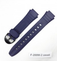Ремень для Casio F200W-2 т.синий