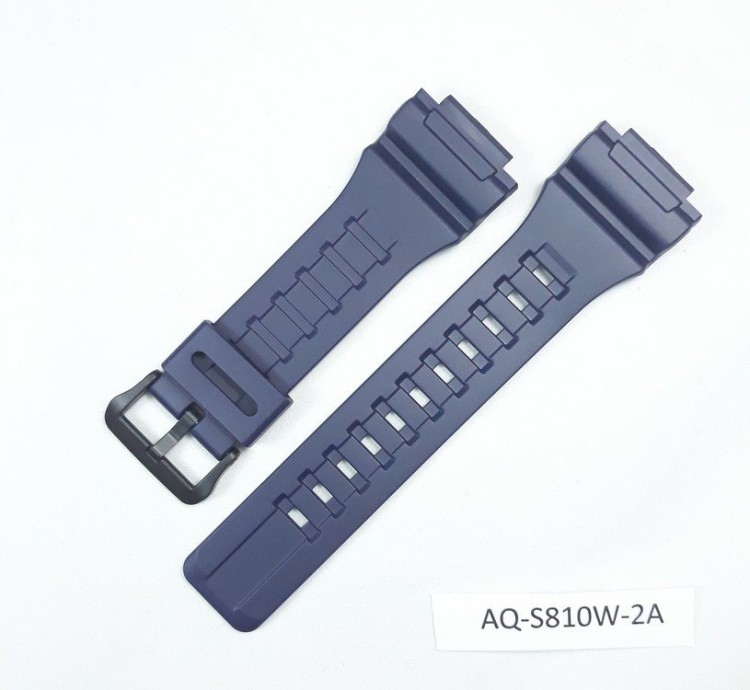 Ремень для Casio AQ---S810W-2A синий