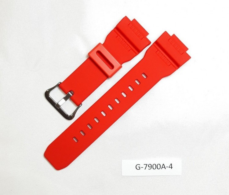 Ремень для Casio G7900A-4 красный