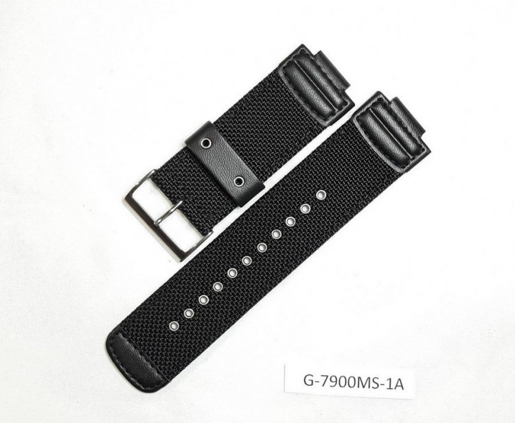 Ремень для Casio G7900MS-1 ткань черный