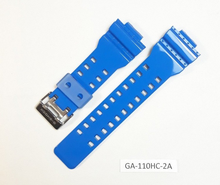 Ремень для Casio GA110HC-2A синий