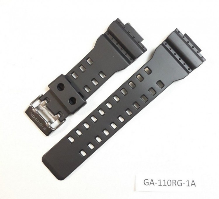 Ремень для Casio GA110RG-1A черный
