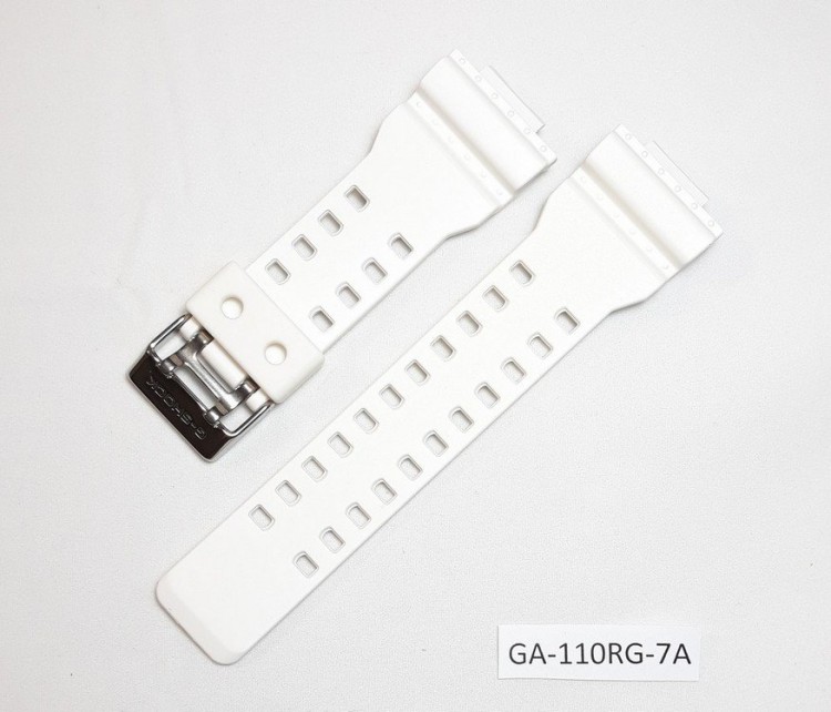 Ремень для Casio GA110RG-7A белый